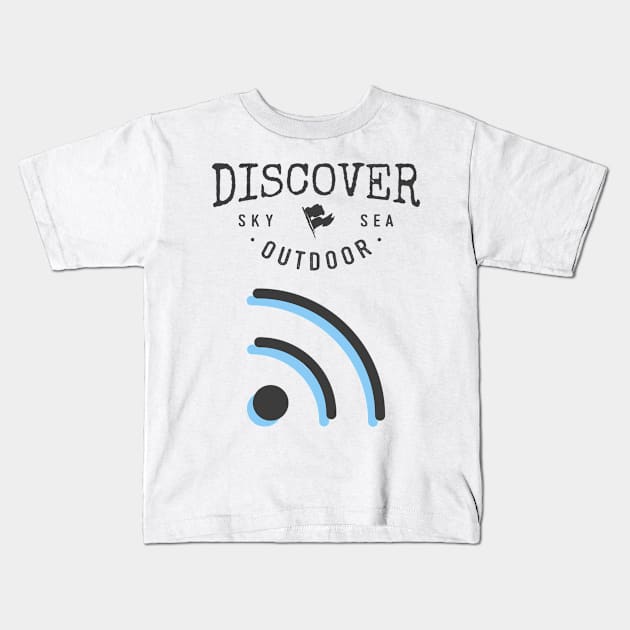 Discover Outdoor Wifi Kids T-Shirt by Christine aka stine1